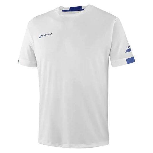 Boys' Play Crew Neck Tennis Top-Apparel-Babolat-112775-1000_WHITE-L-2-[Sku]-Tennis Express