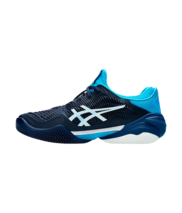 Padel Shoes Asics Court FF 3 Novak Clay Blue Expansive/White