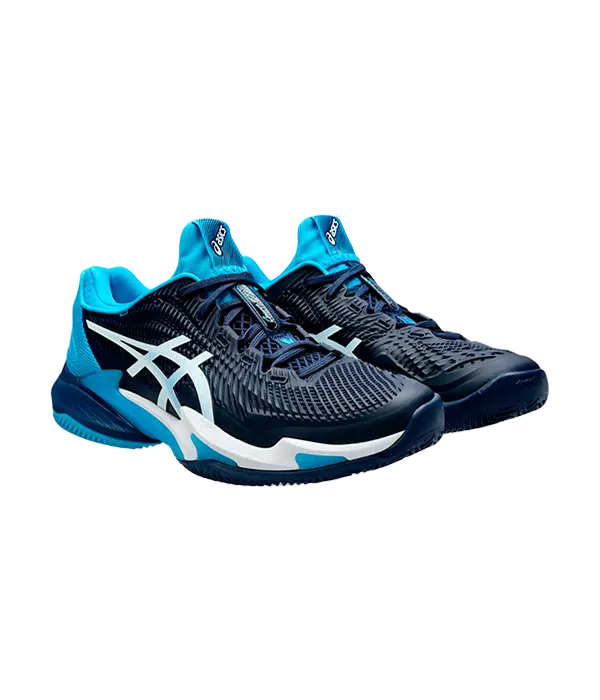 Padel Shoes Asics Court FF 3 Novak Clay Blue Expansive/White