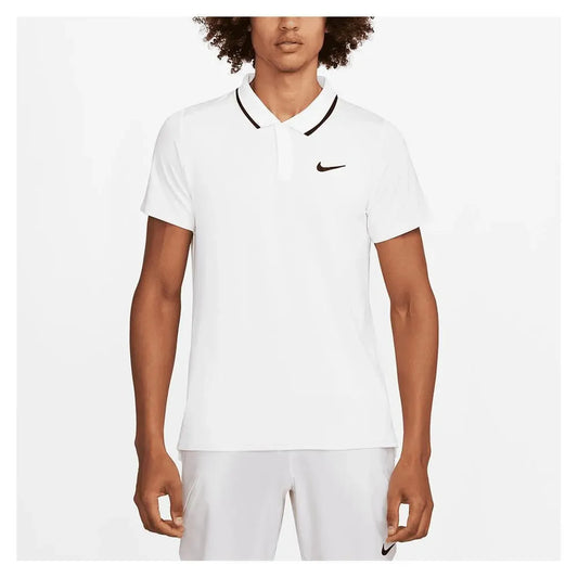 Mens Dri-Fit Advantage Tennis Polo White-Apparel-Nike-113034-DEFAULT-L-1-[Sku]-Tennis Express
