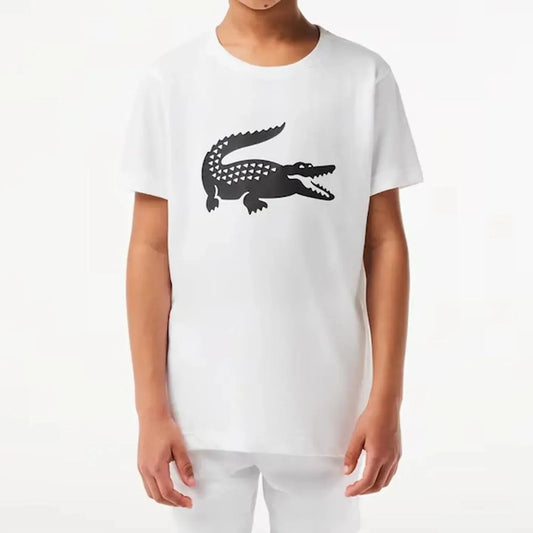 Boys' Oversized Croc Tennis Tee-Apparel-Lacoste-113218-001_BLANC-L-Tennis Express