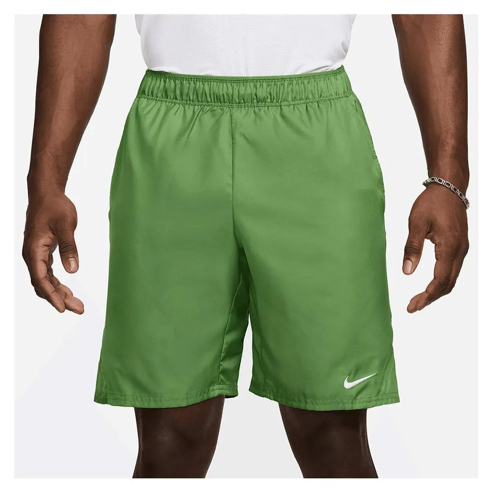 Men's Dri-FIT Victory 9 Inch Tennis Short-Apparel-Nike-113621-350_CHLOROPHYLL-L-Tennis Express