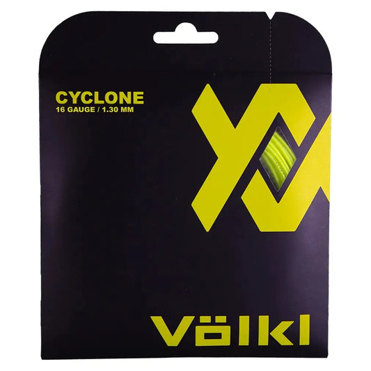 Cyclone 16G Neon Yellow Tennis String-Strings-Volkl-119236-1-Tennis Express