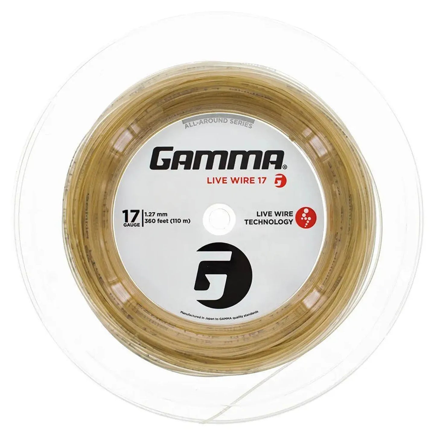 Brown - Live Wire 17g Reels-Strings-Gamma-1485-DEFAULT-L-Tennis Express