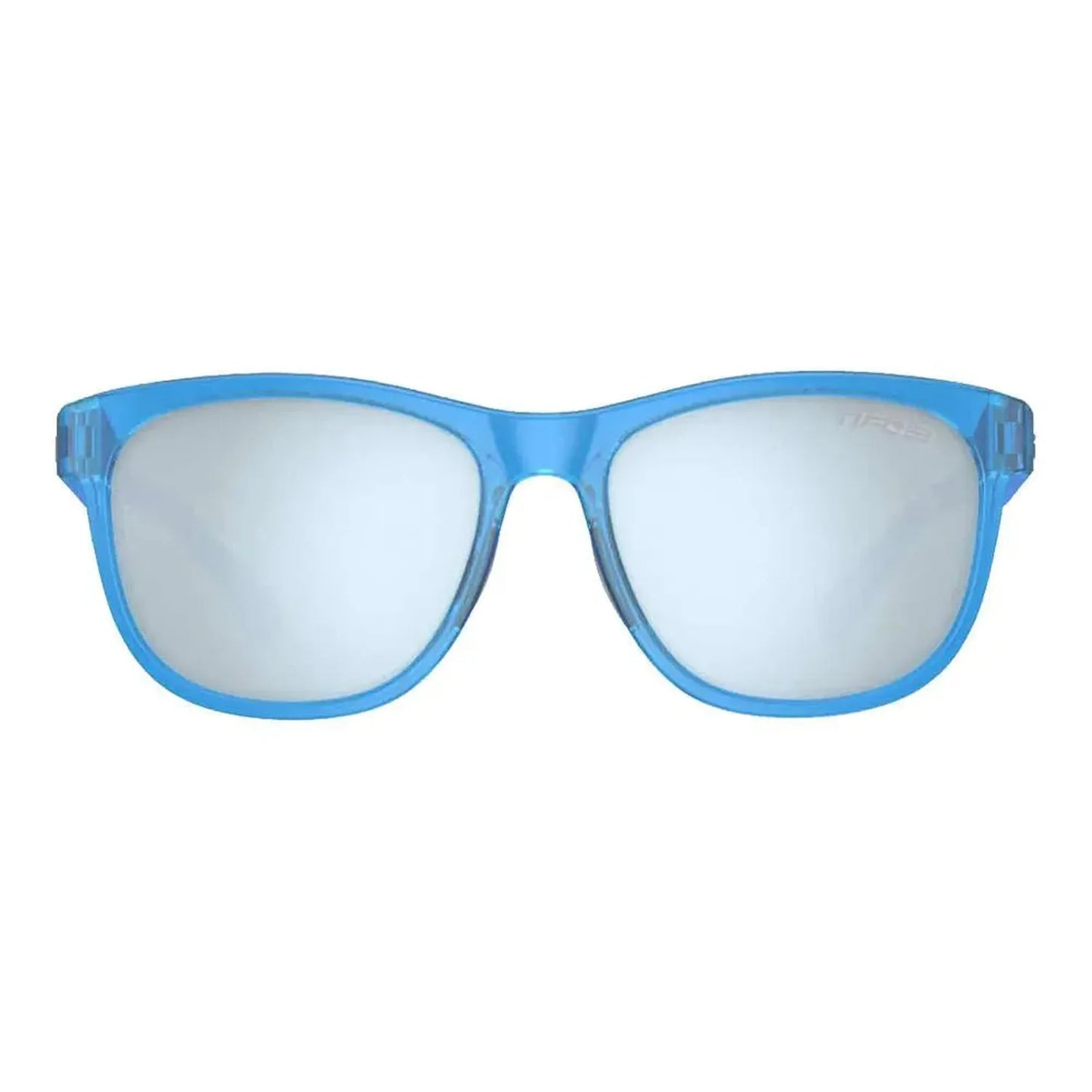 Swank Sunglasses Crystal Sky with Smoke Bright Blue Lenses