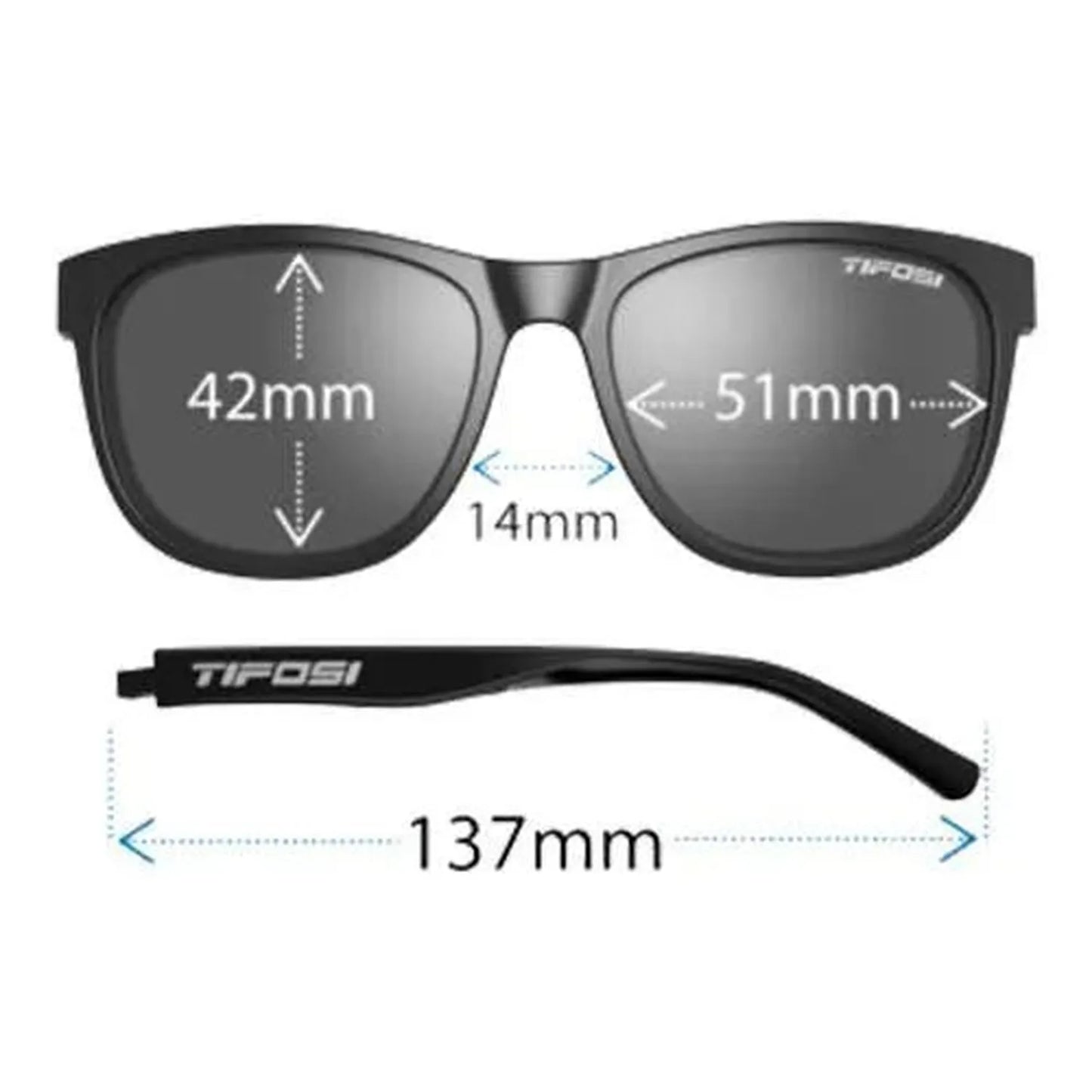 Swank Sunglasses Crystal Sky with Smoke Bright Blue Lenses