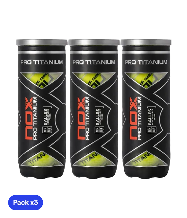Balls  NOX Pro Titanium (Pack x3)