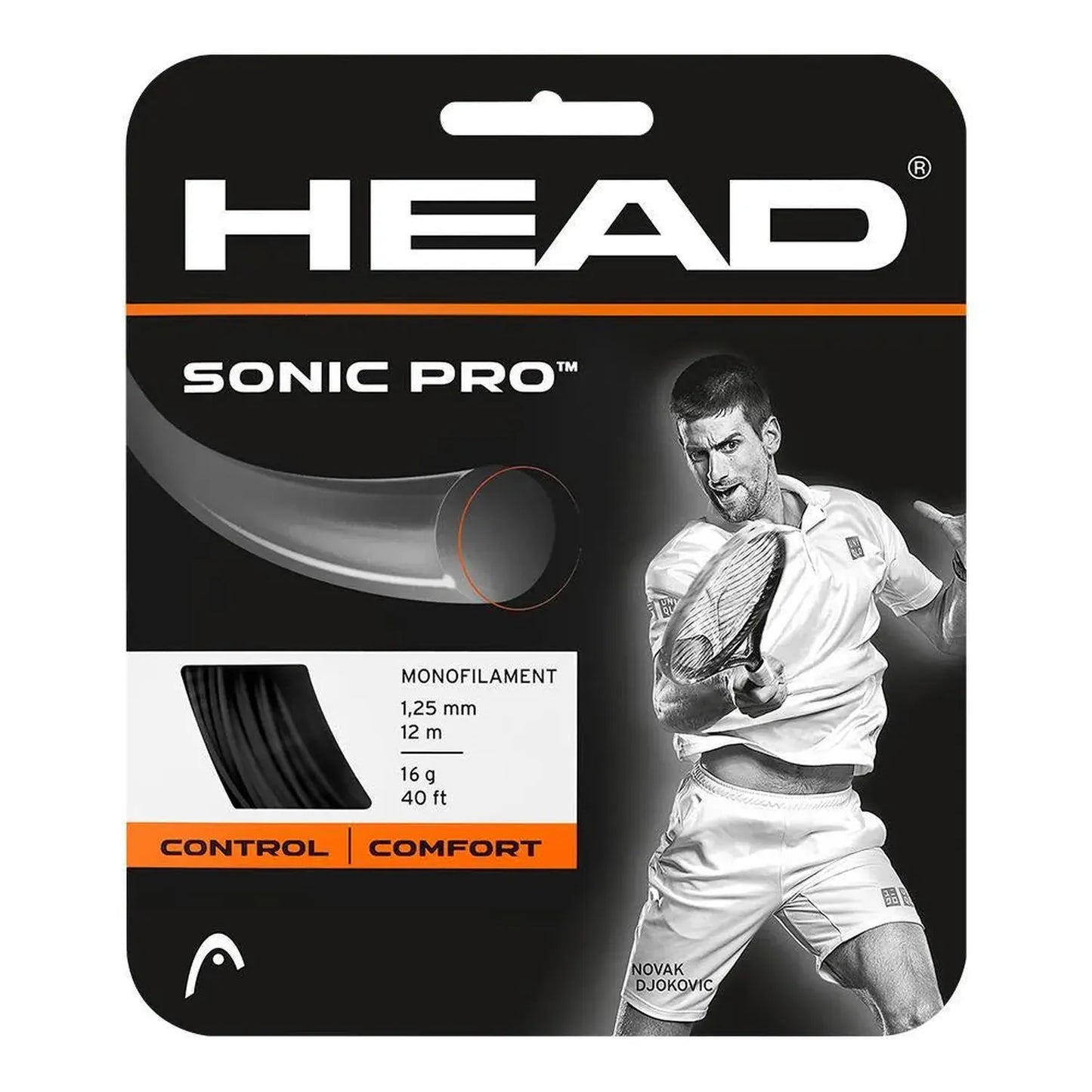 Sonic Pro 16g Strings Black-Strings-Head-15763-DEFAULT-L-Tennis Express