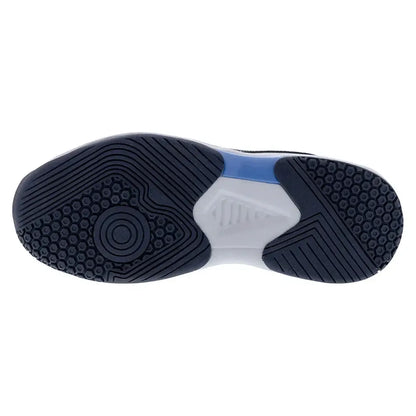 Juniors' S. Challenge 5 SL Tennis Shoes White and Blue Corsair