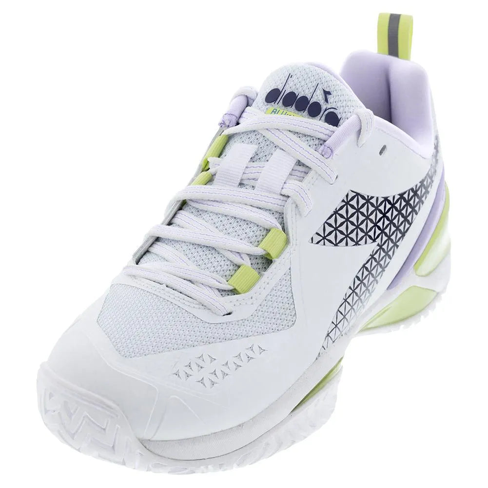 Women's Blushield Torneo 2 AG Tennis Shoes White-Footwear-Diadora-179503-D1036F24-X-2-[Sku]-Tennis Express