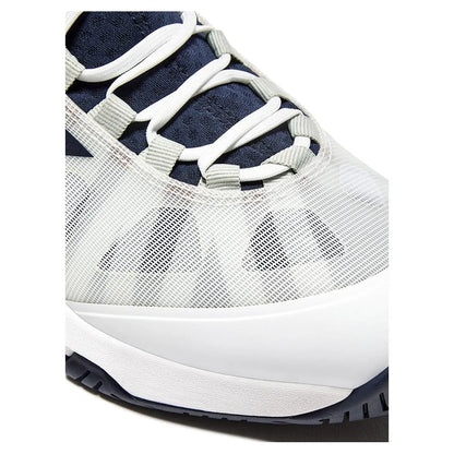 Men's Speed Blushield Fly 4 Tennis Shoes White and Blue Corsair