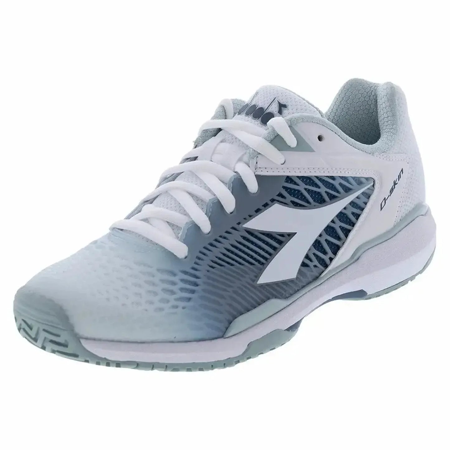Women's Speed Competition 7 AG Tennis Shoes White and Surf Spray-Footwear-Diadora-180615-D0845S2401copy-Tennis Express