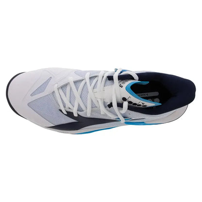 Men's B.Icon 3 Tennis Shoes White and Blue Corsair