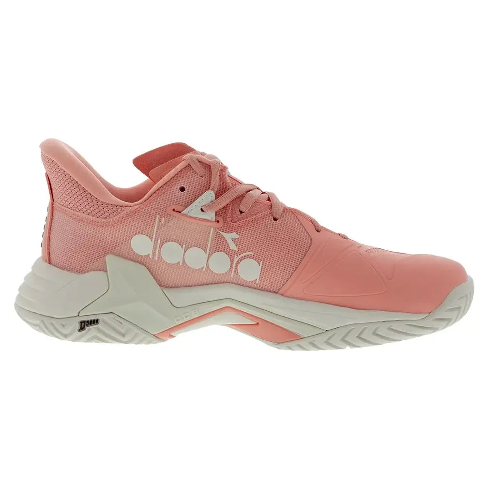 Women's B.Icon 3 AG Tennis Shoes Desert Flower and Whisper White