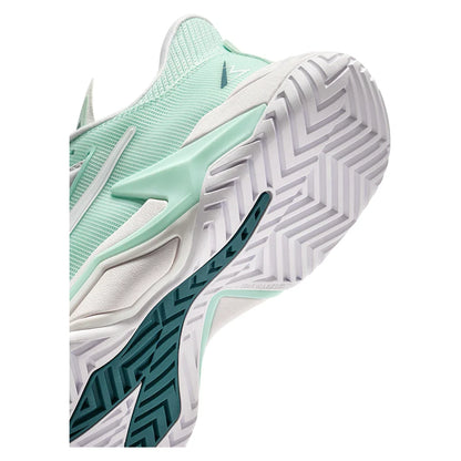Womens B. Icon 3 AG Tennis Shoes Bay and White