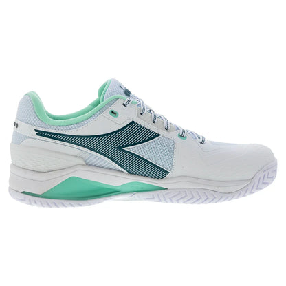 Men's Blushield Torneo 3 Tennis Shoes White and Shaded Spruce
