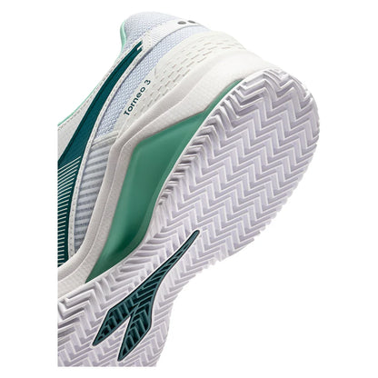 Men's Blushield Torneo 3 Clay Tennis Shoes White and Shaded Spruce