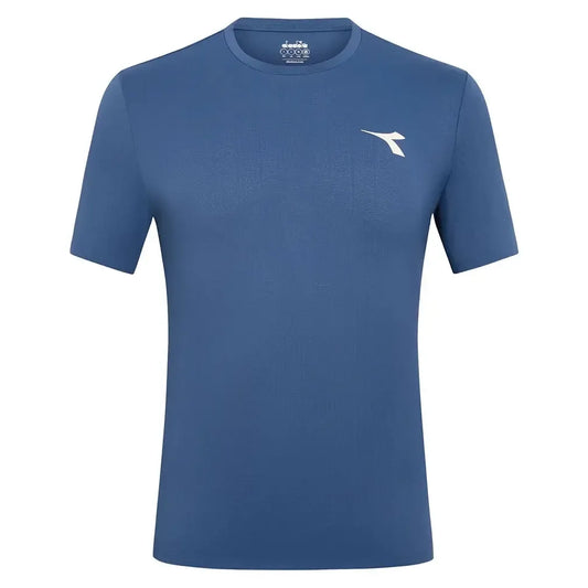 Men's Short Sleeve Icon Tennis Top-Apparel-Diadora-182122-F25-60030-1-Tennis Express