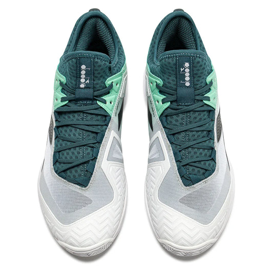 Men's Speed Blushield Fly 5 Clay Tennis Shoes Shaded Spruce and Black