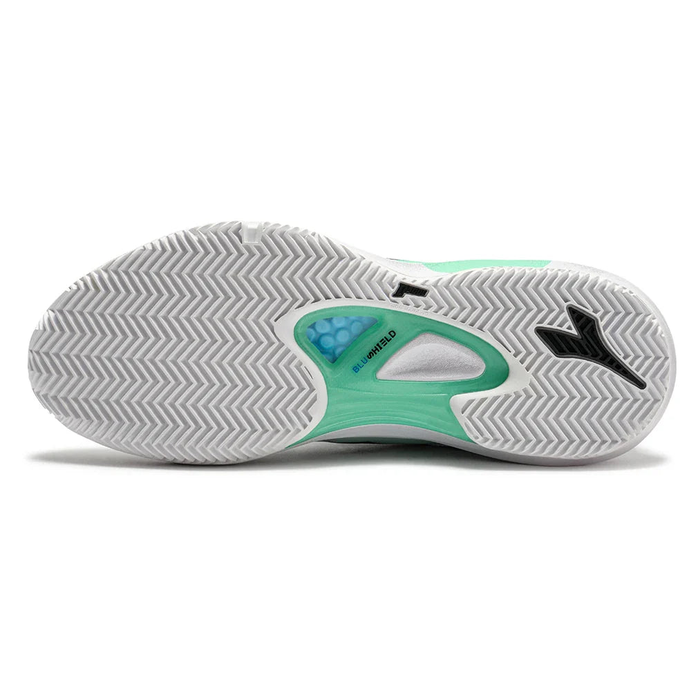 Men's Speed Blushield Fly 5 Clay Tennis Shoes Shaded Spruce and Black
