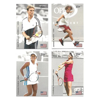 NETPRO Elite Event Edition Tennis Collector Card Set