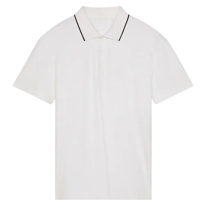Men's Courtside Tennis Polo White-Apparel-On-1MF30390069-F25-1-Tennis Express