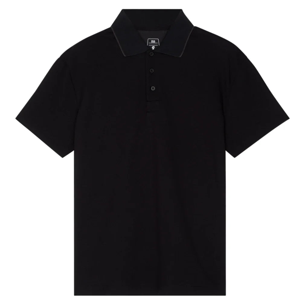 Men's Courtside Tennis Polo-Apparel-On-1MF30390106-Black-Tennis Express