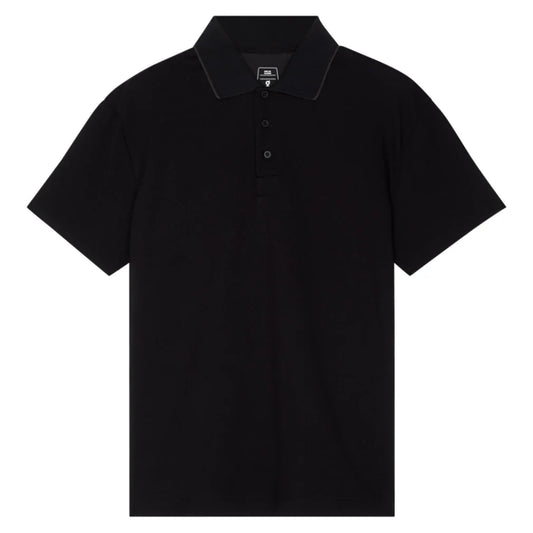Men's Courtside Tennis Polo-Apparel-On-1MF30390106-Black-Tennis Express