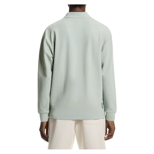 Men's Courtside Long Sleeve Tennis Polo Mineral