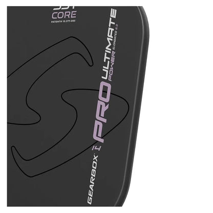 Pro Ultimate Power Elongated Pickleball Paddle Black and Purple