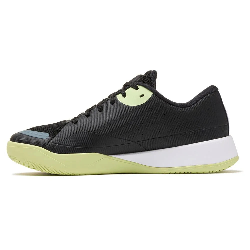 Men's Quick Ace Tennis Shoes Black and Shadow Lime