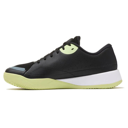 Men's Quick Ace Tennis Shoes Black and Shadow Lime