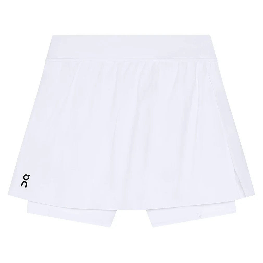 Women's Court Split Tennis Skirt White-Apparel-On-White-XS, [current_file_name-Tennis Express