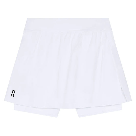 Women's Court Split Tennis Skirt White-Apparel-On-White-XS, [current_file_name-Tennis Express