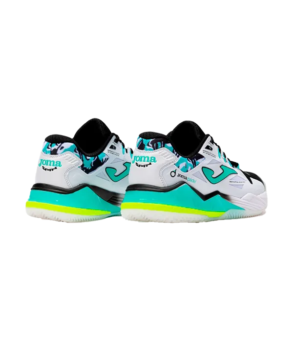 Padel Shoes Joma Spin Men 2542 White Turquoise 2025