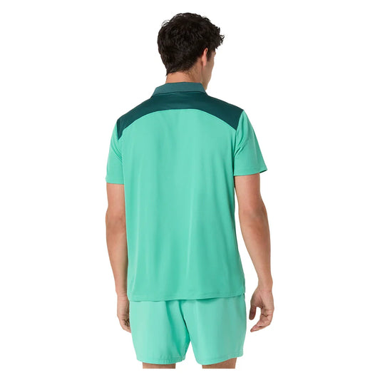 Men's Court Tennis Polo Aurora Green
