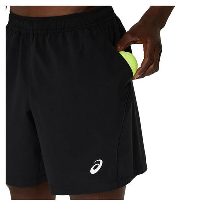 Men's Court 7 Inch Tennis Short Performance Black