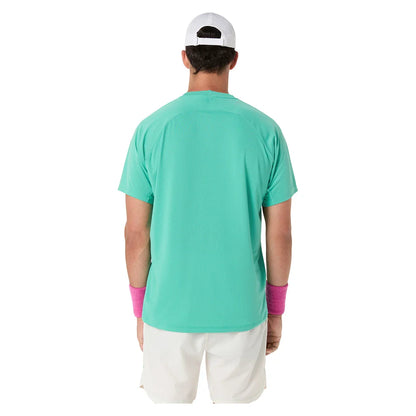 Men's Game Short Sleeve Tennis Top Aurora Green