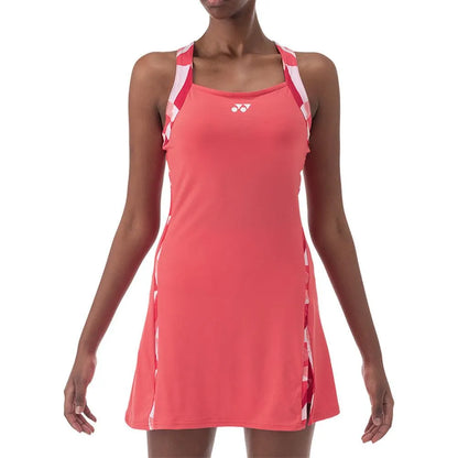 Women's Tennis Dress Coral Red-Apparel-Yonex-20828YX-S25-1-1-[Sku]-Tennis Express