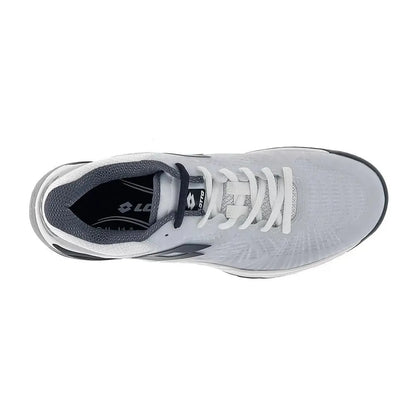 Men's Mirage 100 Speed Tennis Shoes All White and Asphalt