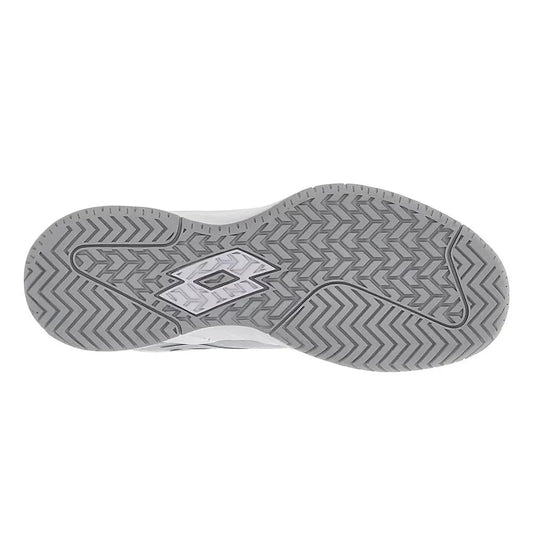 Women's Mirage 100 Speed Tennis Shoes All White and Cool Gray 9c-Footwear-Lotto-218995-801S23-1-2-[Sku]-Tennis Express