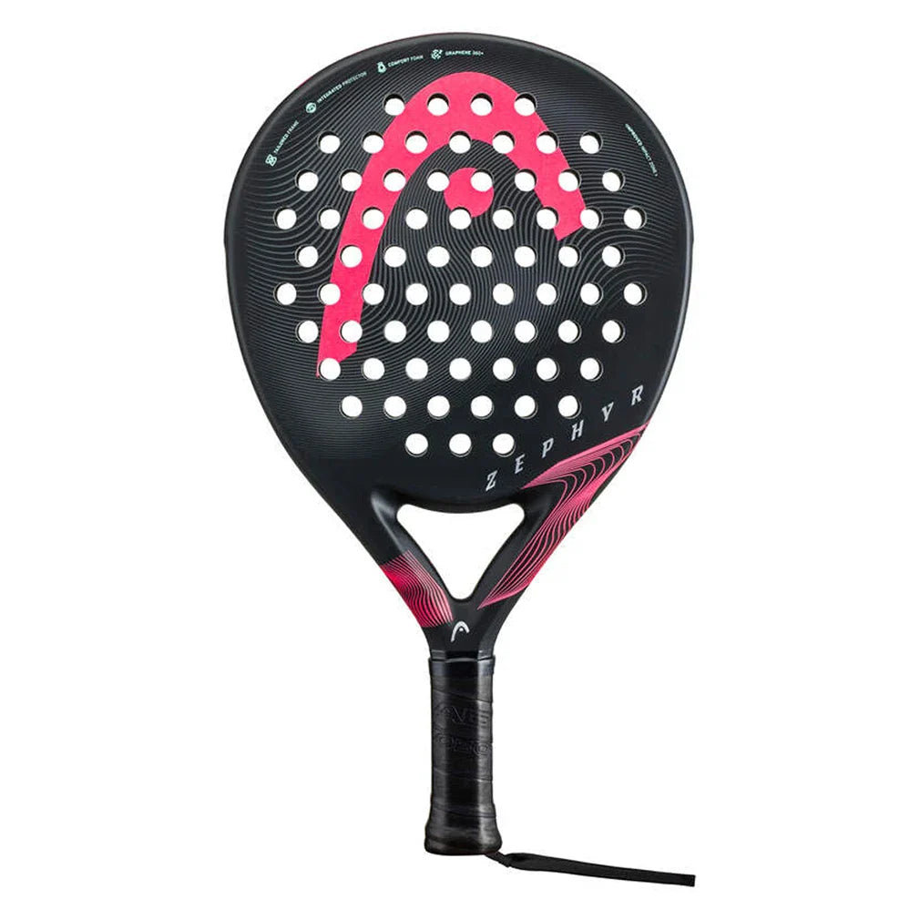 Zephyr Pro 2023 Padel Paddle Black and Pink