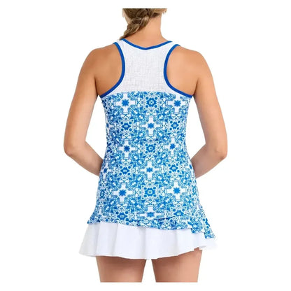Women's Racerback Tennis Tank Sandra Tiles