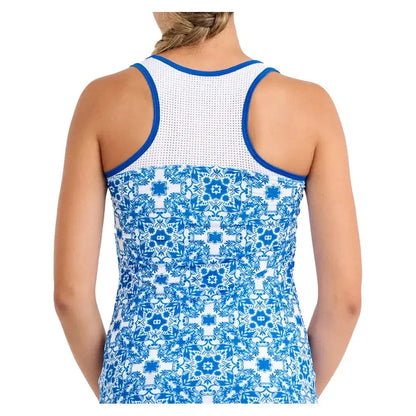 Women's Racerback Tennis Tank Sandra Tiles