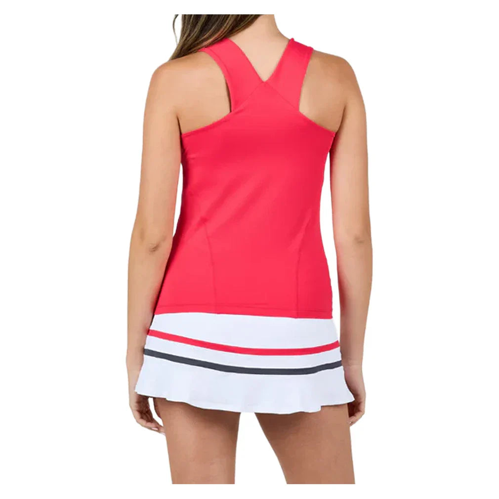 Women's Style Icons Racerback Tennis Tank Berry Red