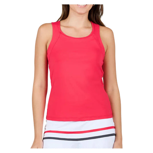 Women's Style Icons Racerback Tennis Tank Berry Red-Apparel-Sofibella-2288-BER-Tennis Express