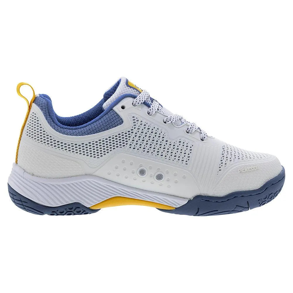 Men's Fresh Shot Santorini Pickleball Shoes Royal and White