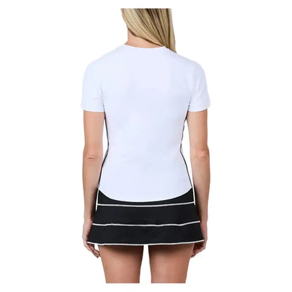 Women's Short Sleeve Tennis Top White