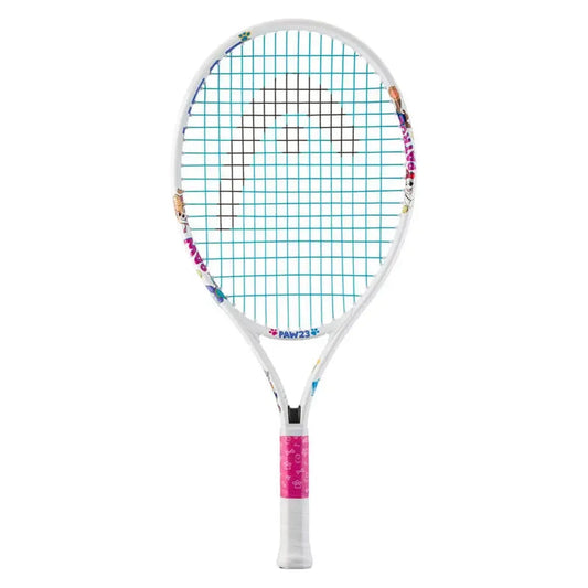 Paw 23 Radical Junior Prestrung Tennis Racquet White-Racquets-Head-232335-Tennis Express