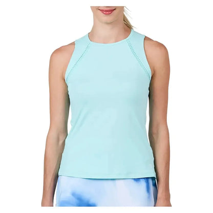 Women's Tennis Tank Blue Light-Apparel-Sofibella-2328PST-BLLF25-Tennis Express